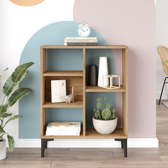 Beckton Pine Bookcase 69x25x87.6cm