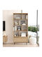Mells Bookcase Natural 29.5x83.9x175.6 cm