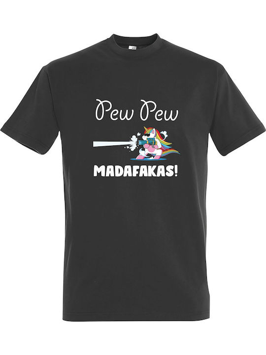 T-shirt Unisex " Pew Pew Madafakas Funny Lgbt P...