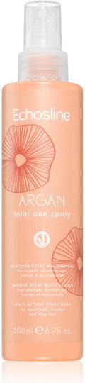 Total One Argan Echosline Hair Mask For Hydration With Argan Oil & Keratin 200ml