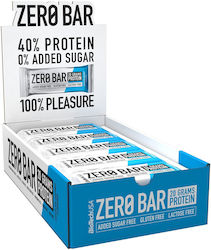 Biotech USA Zero Bar With Native Whey Isolate Proteinriegel mit 20gr Protein & Geschmack Schokolade-Kokosnuss 20x50gr