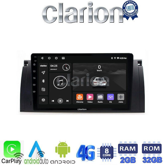 Car Audio System for BMW X5 / Series 5 / Series 7 1998 2003 (Bluetooth/USB/WiFi/GPS/Apple-Carplay/Android-Auto) with Touch Screen 9"