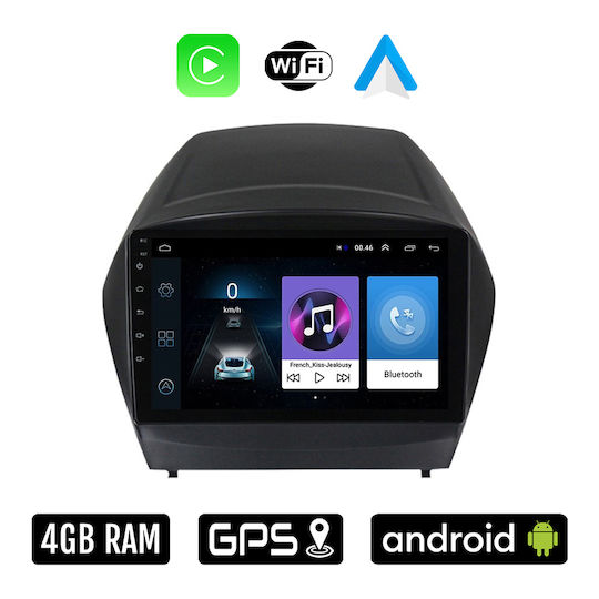 Автомобилна Аудио Система (Блутут/USB/WiFi/GPS/Apple-Carplay/Android-Auto) с Тъчскрийн 9"