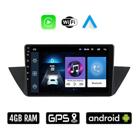 Car Audio System for BMW X1 (E84) 2009 - 2015 (Bluetooth/USB/WiFi/GPS/Apple-Carplay/Android-Auto) with Touch Screen 10"