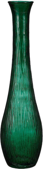MSA Decorative Vase Glass Green 25x99cm