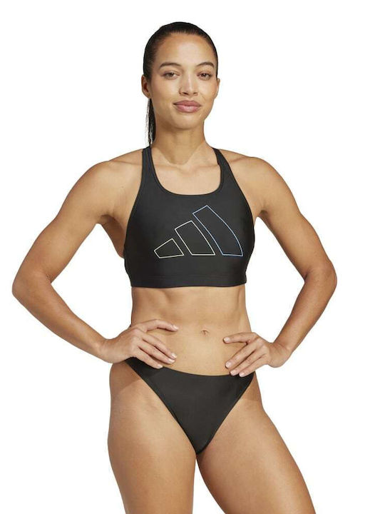 Adidas Big Bars Set Bikini Μαύρο