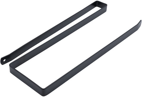 Uncle George Suport Pentru Prosoape De Hârtie Metalic Negru 1x25x10cm 04.01.03-0034-BLK