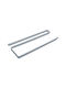 Uncle George Metallic White Paper Towel Holder 1x25x10cm