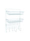 Uncle George Wall Mounted Metal Paper Towel Holder White 30x13x40cm
