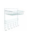 Uncle George Wall Mounted Metallic White Paper Towel Holder 30x14x29cm