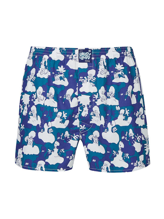 Lousy Livin Men's Boxer Blue