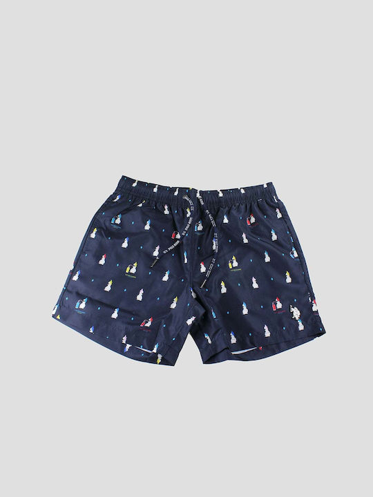 U.S. Polo Assn. Men's Swimwear Shorts Blue