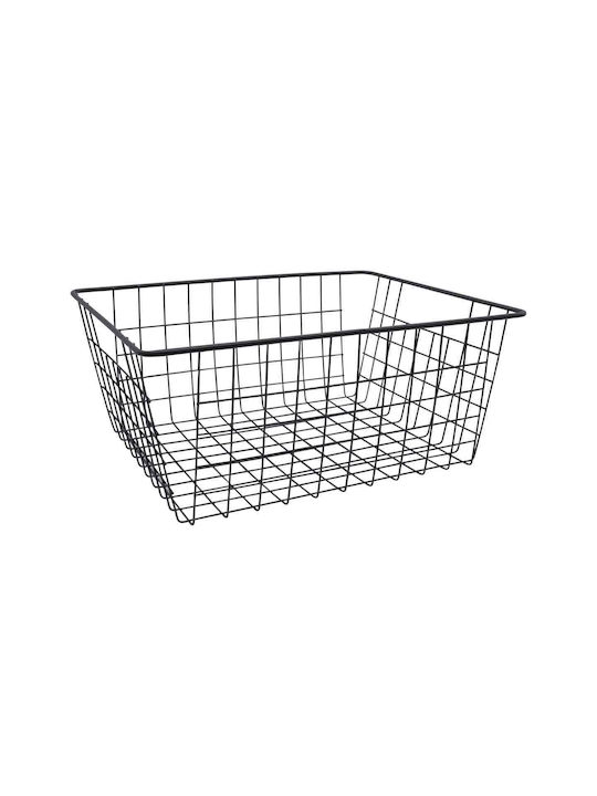 Uncle George Storage Basket Black 36x28x16cm 1pcs