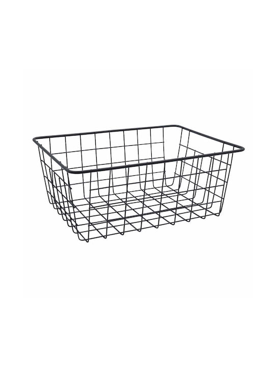 Uncle George Storage Basket Black 29x22x12cm 1pcs