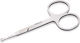 Nghia Stainless Nail Scissors with Curved Tip Silver 1 Piece