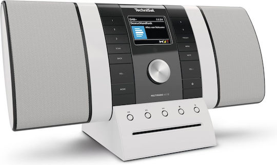 Technisat Multyradio 4.0 SE Επιτραπέζιο Ραδιόφωνο Ρεύματος DAB+ με Bluetooth και USB Ασημί