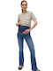 Denim Maternity Flare Pants Washed Blue 20020905 Vero Moda