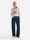 Pantalon Blugi Damă High Rise Cu Fit Regular