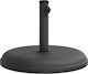 vidaXL Stand de umbrelă din Plastic Negru 32x32cm