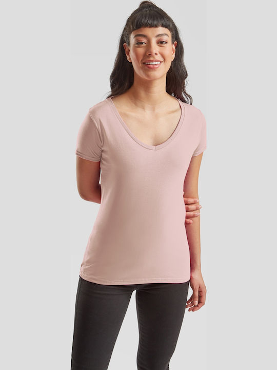 Fruit of the Loom Iconic Γυναικείο Διαφημιστικό T-shirt Κοντομάνικο σε Χρώμα Fruit of the Loom Iconic Γυναικείο Διαφημιστικό T-shirt Κοντομάνικο σε Χρώμα