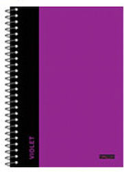 Metron Τετραδιο Α4 90φ 3θ Σπ Dual Color Μωβ