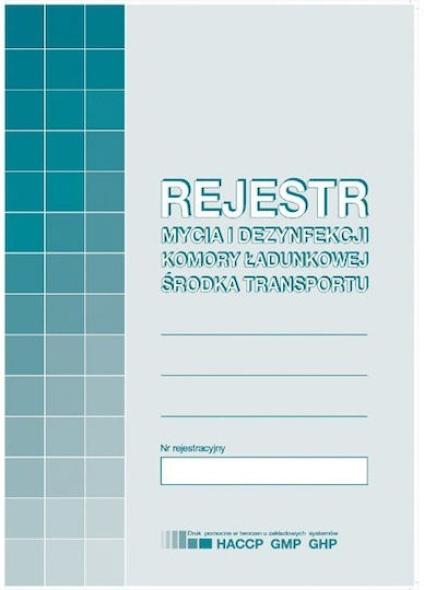 Reinigungsdesinfektionsregister H91-3 A5 16 Blätter