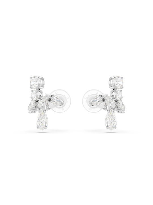 Swarovski Matrix Ohrringe Ear Cuff Vergoldet mit Steinen