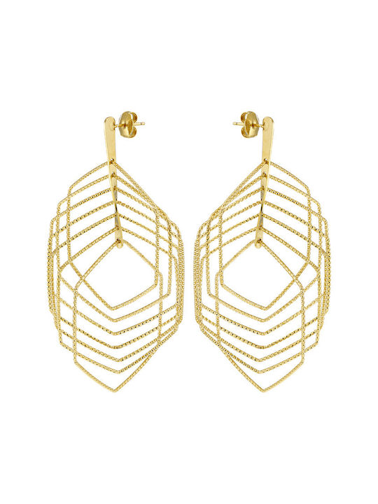 Vogue Earrings made of Silver Gold Plated