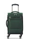 Securitech by Delsey Βαλίτσα Ταξιδίου Καμπίνας Υφασμάτινη Vanguard Green με 4 Ρόδες Ύψους 55εκ.