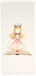 Borea Kids Beach Towel Princesa 70*140cm Ecru