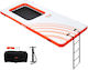 Inflatable Floating Platform with Ladder and Pump 4.57 X 1.98 M Vevor Cqft15x65bjhlfcw3v0