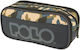 Polo Cryptic Pencil Case with 3 Compartments Blue Camo