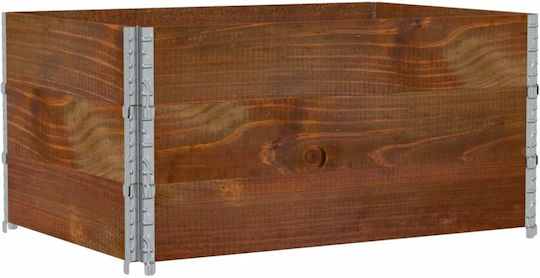 vidaXL Pallet Collar 120cmx80cmx60.5cm 3pcs
