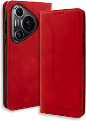 Bodycell Buchen Sie Synthetisches Leder / Leder Rot (Huawei Pura 70 Pro)