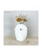 Synchronia Decorative Vase White 10.5x3.5x10.5cm