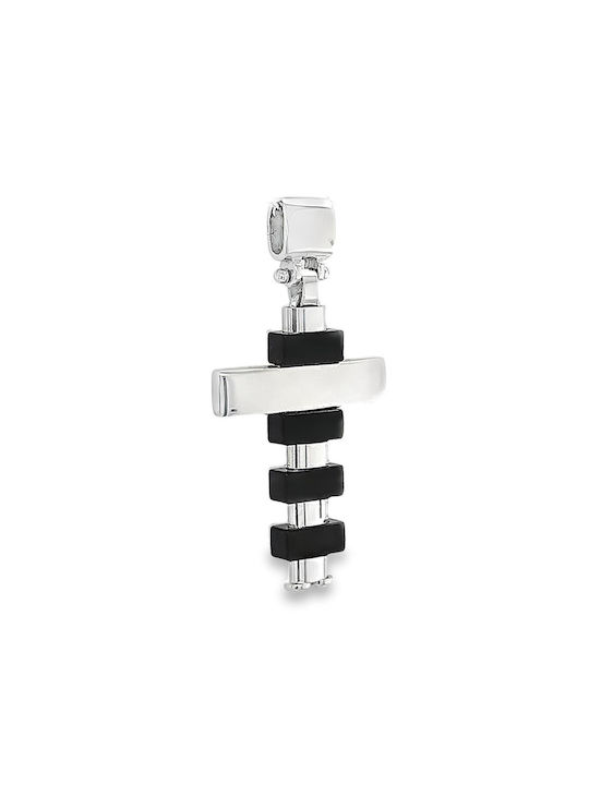 Cross White Gold K18 Onyx St106939