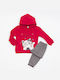 Trax Kids Sweatpants Set Red 2pcs