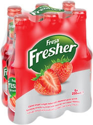 Fresa Αναψυκτικό Φράουλα με Ανθρακικό 6x250ml