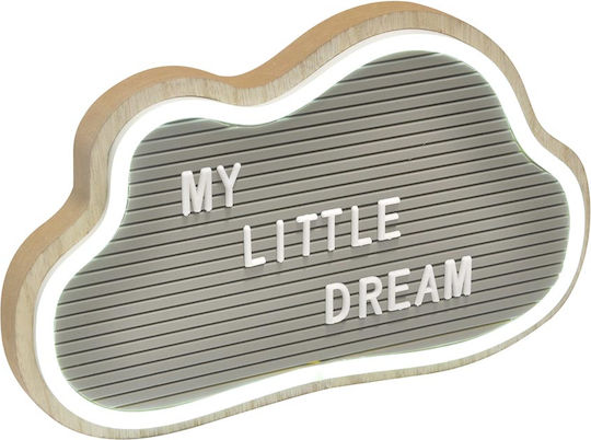 Kids Framed Wall Painting with Lighting 29x18cm