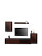 Living Room TV Unit Wenge L180xW33xH170cm