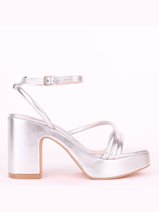 Alta Moda Women's Sandals Silver