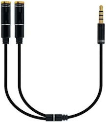 QIHANG Qh-m150 3.5mm male to 3.5mm 2x female 1pcs
