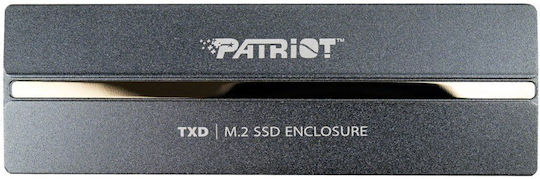 Patriot Case for Hard Drive M.2 SATA III with Connection Type-C Gray