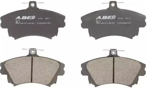 Plăcuțe de frână Smart Forfour 454 Abe C15043abe