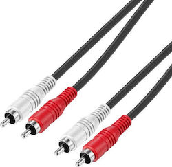 Rca-02 2x RCA-Stecker - 2x RCA-Stecker 1,5 m