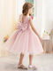 Children's Dress Sleeveless Tulle Soft Pink