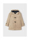 Mayoral Kids Coat Montgomery with Hood Cinnamon