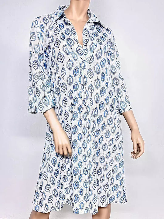 Platinum Fashion Women's Maxi Dress Beachwear Blue
