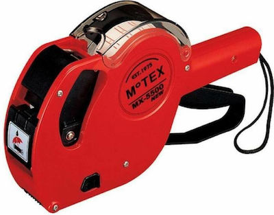 Motex MX-5500 Mecanică Etichetator Portabil Sens unic in Roșu Culoare