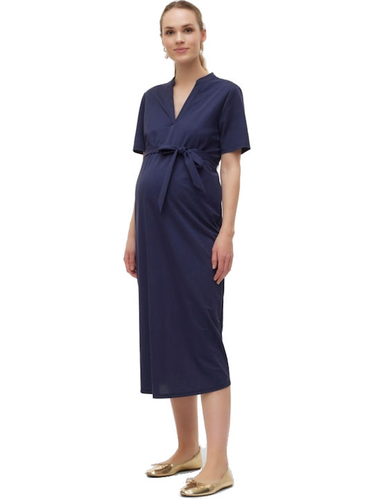 Maternity Dress Jenny Navy Blue